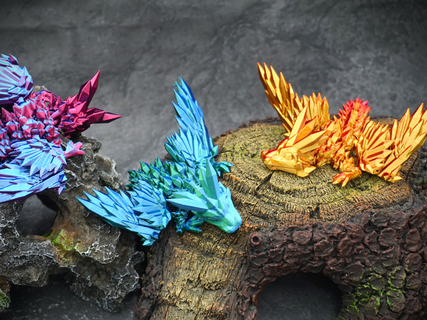 Bébé Dragon de Cristal Mobile