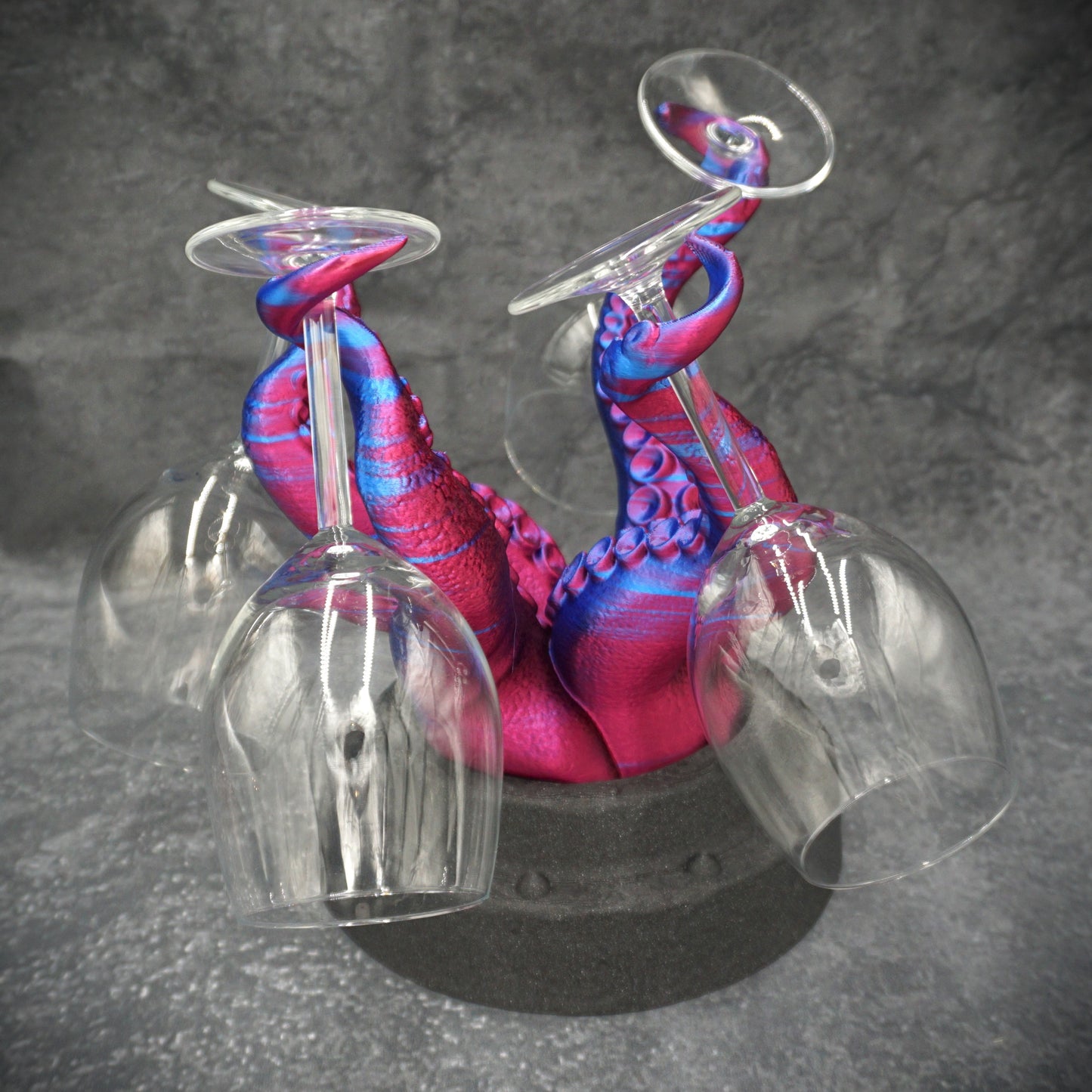 Tentacle wine glass holder