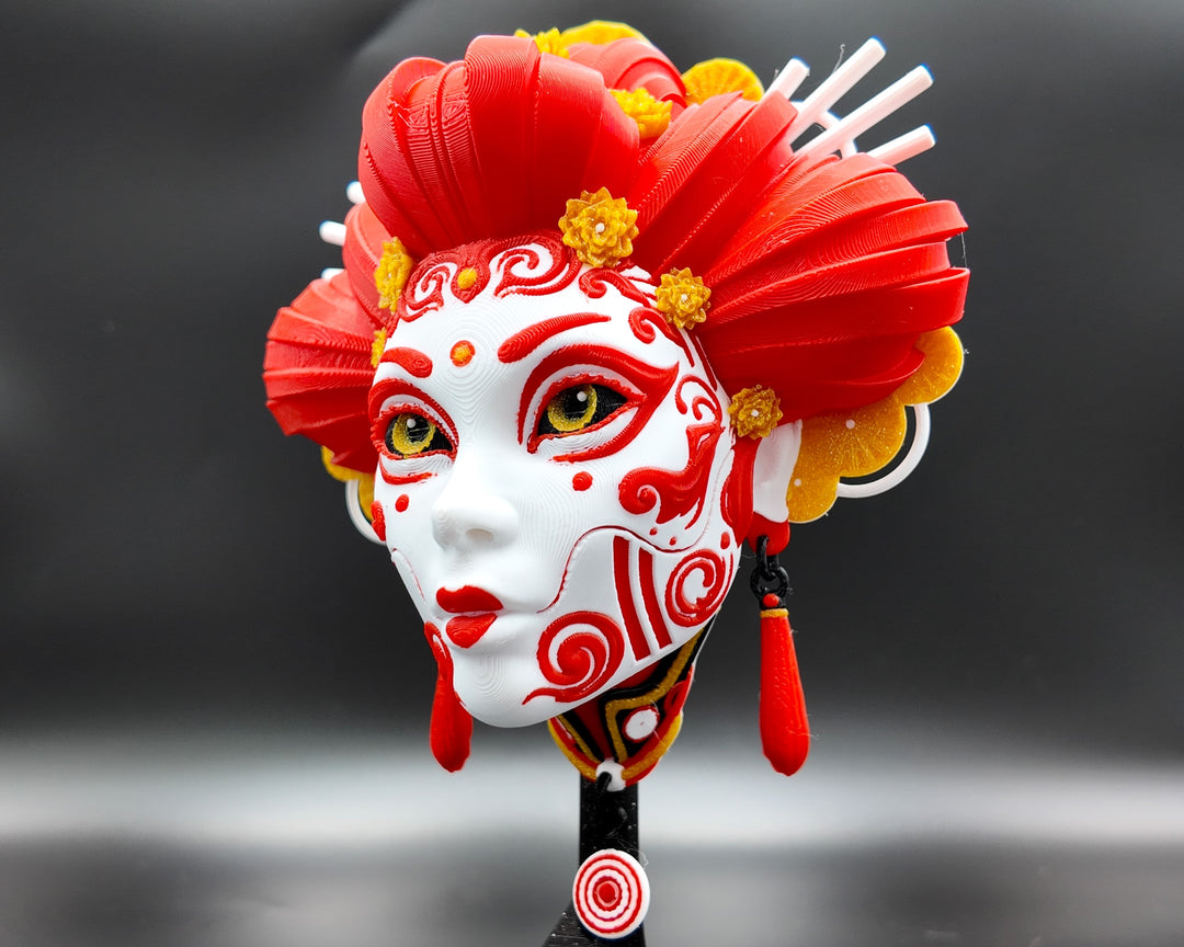 KAMI – Japanische Kunstmasken als Wanddeko